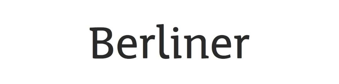 Letras para logos Berliner