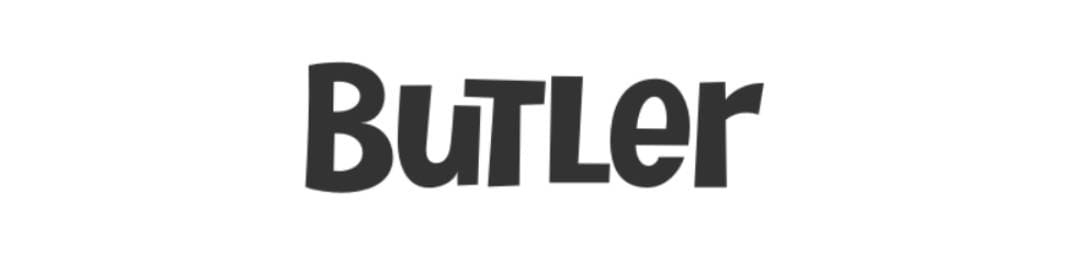 tipografias para logos Butler