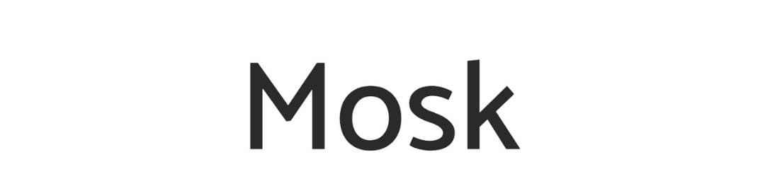 Letras para logos Mosk