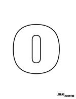 17 Letra O para colorear e imprimir - AlfaSlab